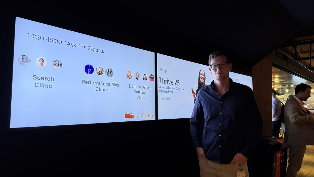 We were invited to Google London’s “Thrive ’25” event